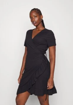 Voorkant 11 Vero Moda Curve Vmhaya Short Dress - Jurk - Black