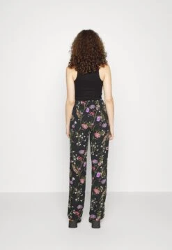 Vero Moda Tall Vmeasy Wide Pants - Broek - Black/Mille -Vero Moda b01cd4e02d76489aaaa723197b062511