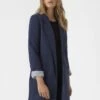 Vero Moda Langer - Halflange Jas - Navy Blazer