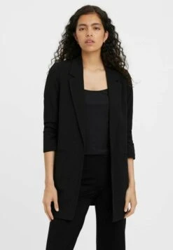 Vero Moda Strukturierter - Halflange Jas - Black