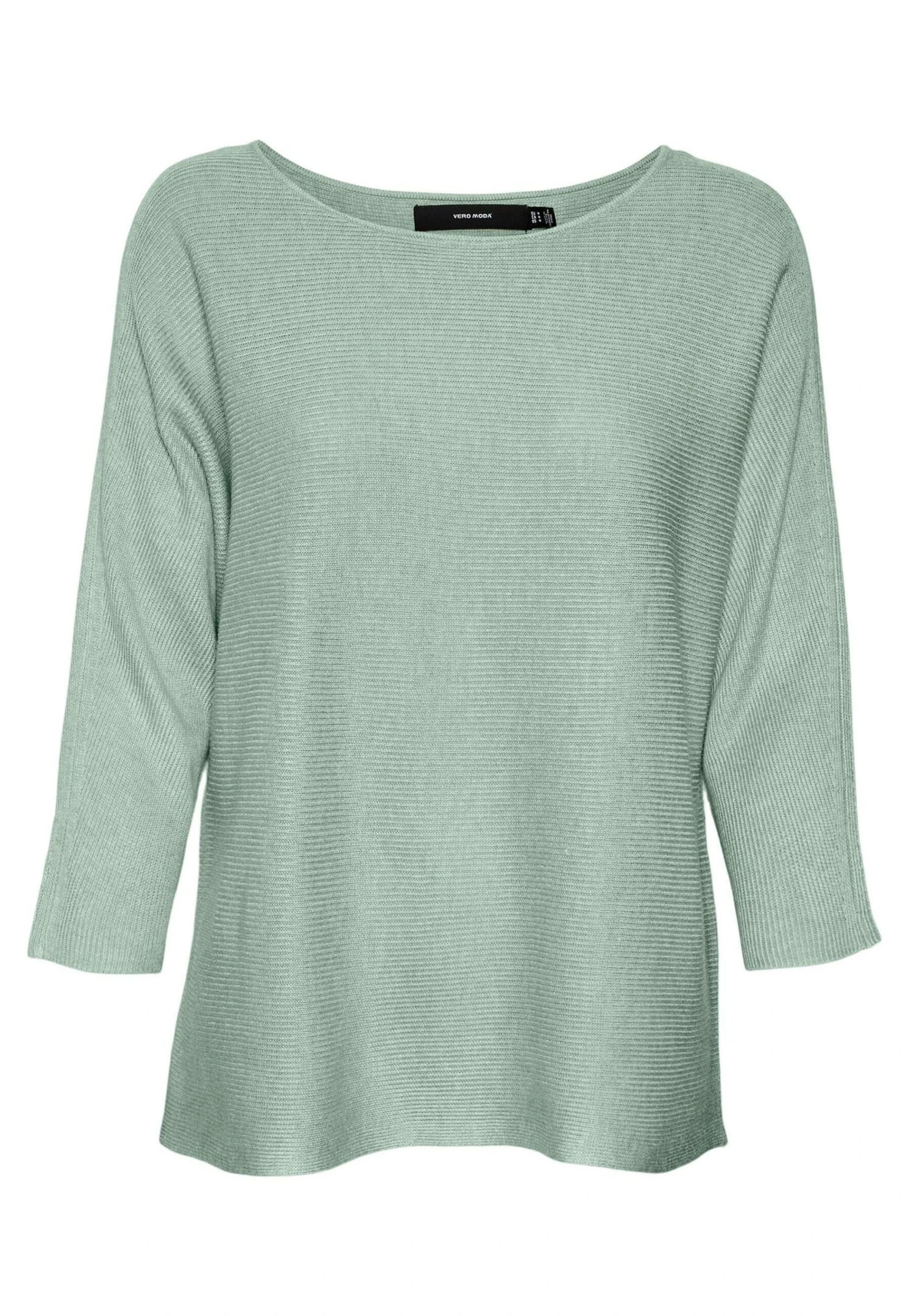 Vero Moda Nora 3/4 Boatneck Noos - Trui - Silt Green 5 Vero Moda Nora 3/4 Boatneck Noos - Trui - Silt Green - Afbeelding 5