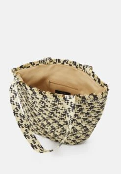 Vero Moda Straw Bag - Shopper - Irish Cream/Black -Vero Moda bad846bb37b54108a47dc11a9e4088d9