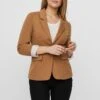 Vero Moda Blazer - Tobacco Brown