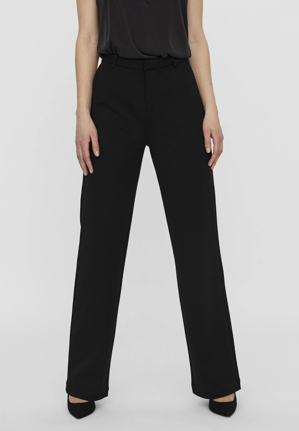 Vero Moda Zamira Straight Noos - Broek - Black 1 Vero Moda Zamira Straight Noos - Broek - Black