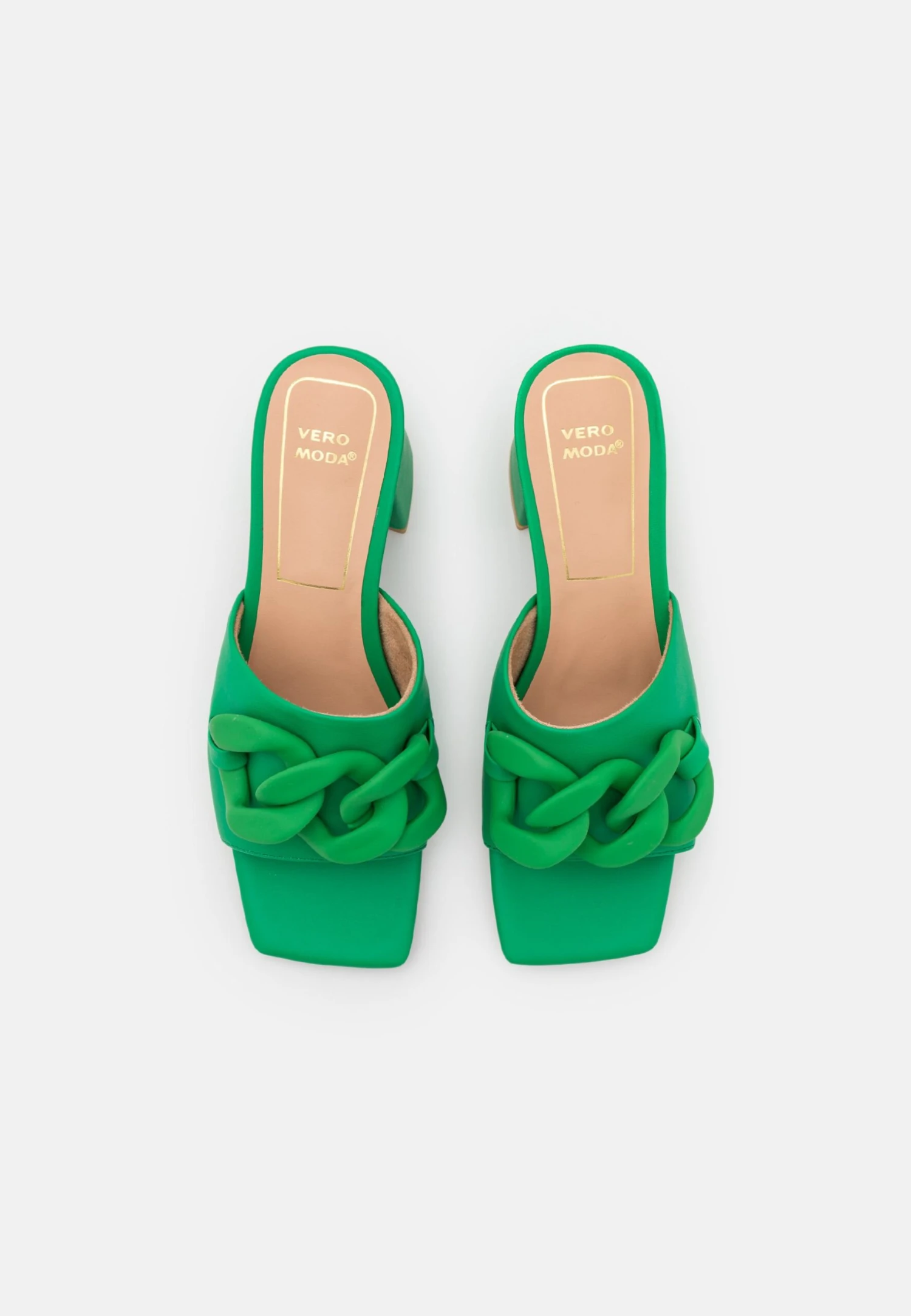 Vero Moda Vmcarrie - Muiltjes Met Hak - Bright Green 6 Vero Moda Vmcarrie - Muiltjes Met Hak - Bright Green - Afbeelding 6