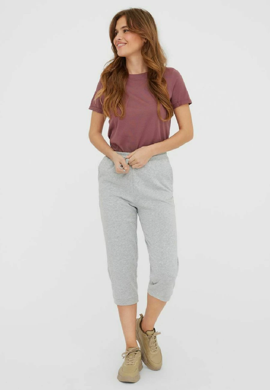 Vero Moda Trainingsbroek - Light Grey Melange 1 Vero Moda Trainingsbroek - Light Grey Melange
