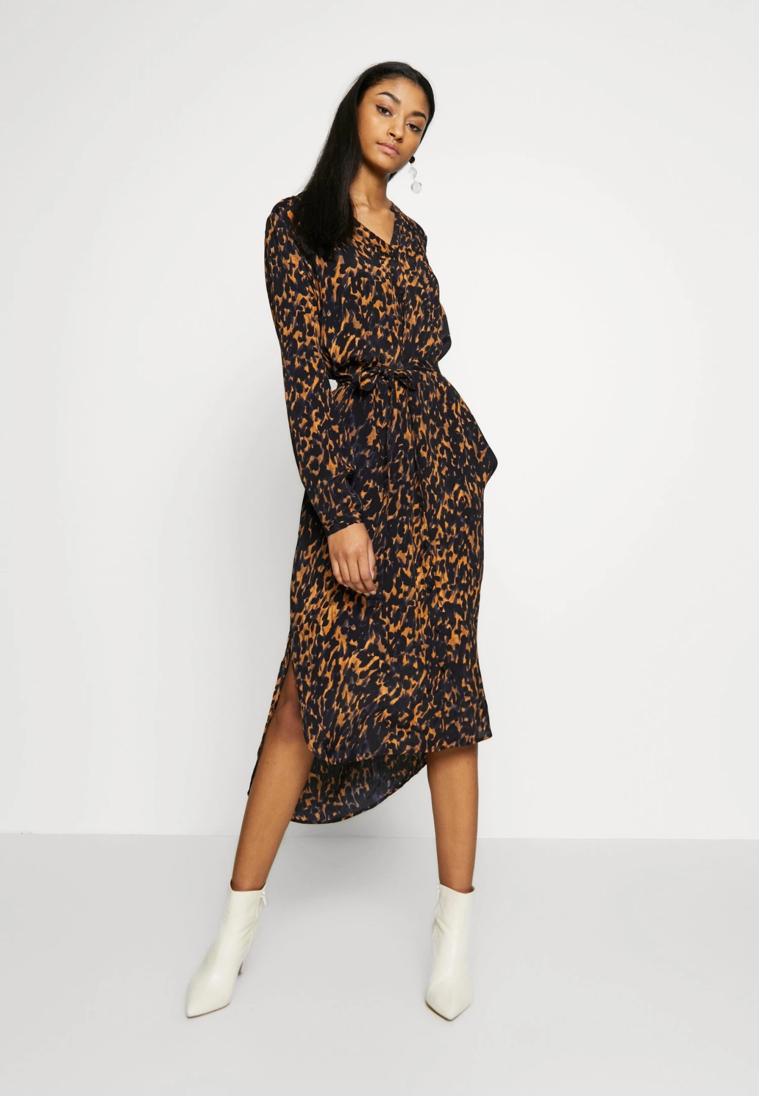 Vero Moda Vmgillea Shirt Dress Vip - Jurk - Tobacco Brown 2 Vero Moda Vmgillea Shirt Dress Vip - Jurk - Tobacco Brown - Afbeelding 2