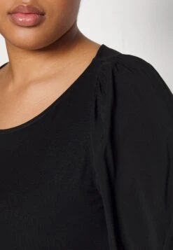 Vero Moda Curve Vmrandi Boat Neck- Longsleeve - Black -Vero Moda c7f8552b58014670af044a42ed7225d0