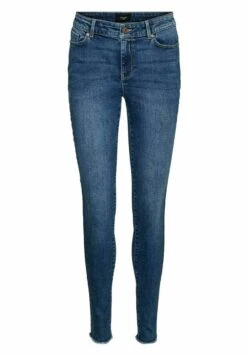 Vero Moda Jeans Skinny Fit - Medium Blue Denim -Vero Moda c826d0d2e7f6435d812c3a79b284653f