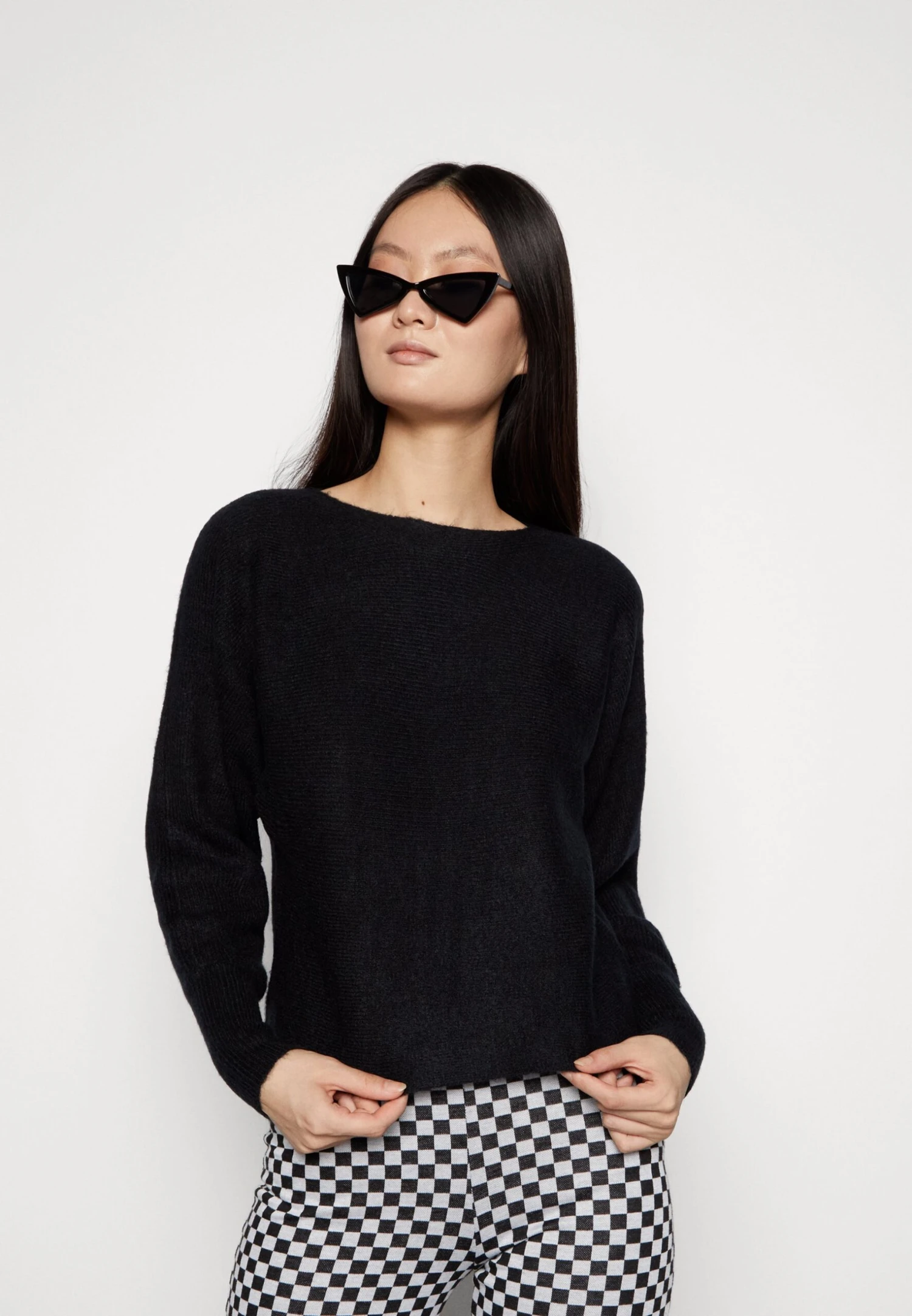 Vero Moda VmrubellefileBoatneck- Trui - Black 4 Vero Moda VmrubellefileBoatneck- Trui - Black - Afbeelding 4