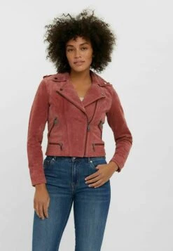 Vero Moda Leren Jas - Marsala