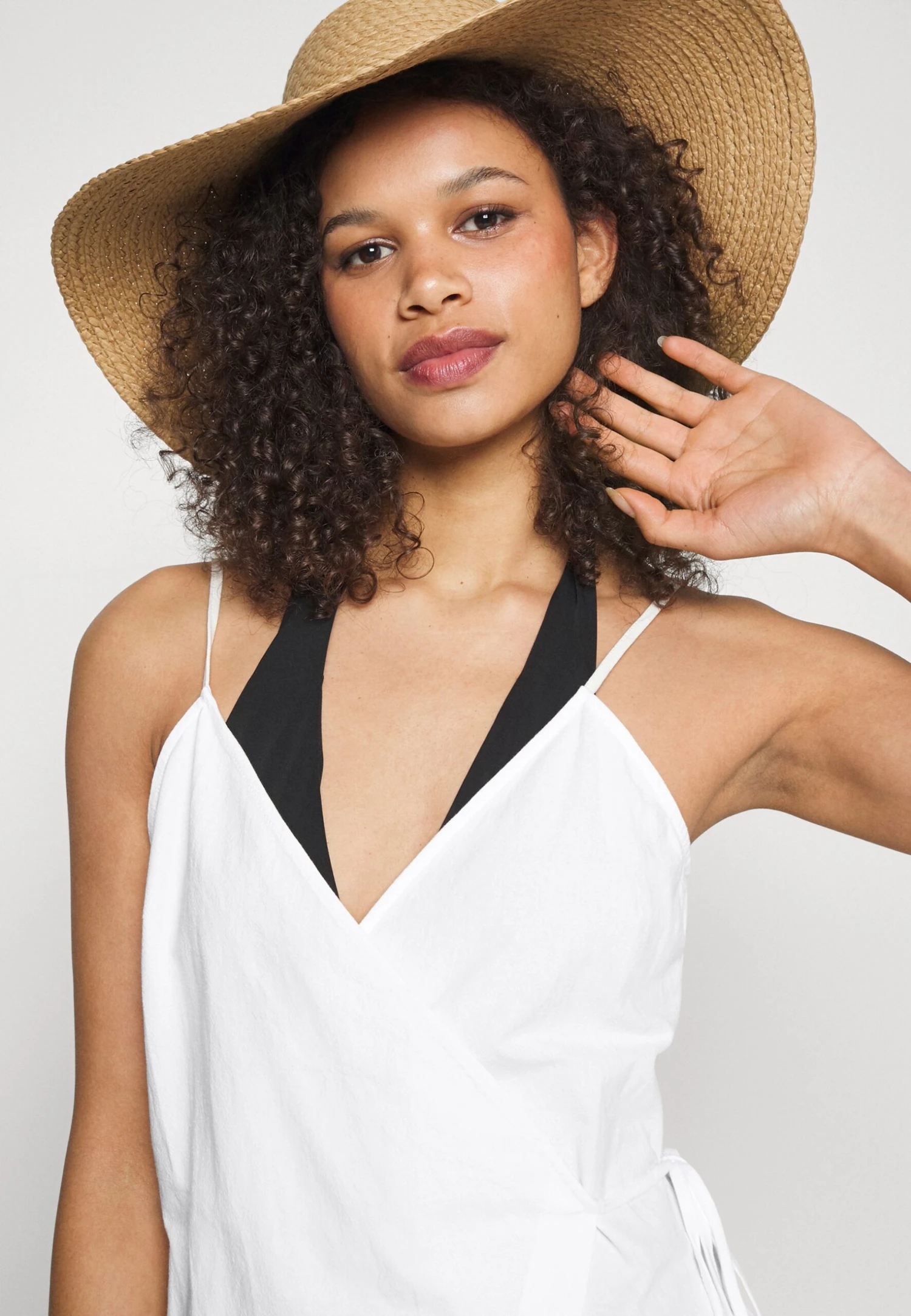 Vero Moda Vmglory Wrap Dress - Strandaccessoire - Snow White 4 Vero Moda Vmglory Wrap Dress - Strandaccessoire - Snow White - Afbeelding 4