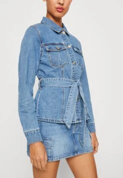 Vero Moda Vmlara Belt Jacket - Spijkerjas - Medium Blue Denim -Vero Moda caf19cef00a741f3acd2105380ccde3e