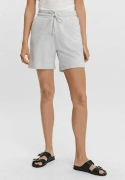 Vero Moda High Waist - Shorts - Light Grey Melange