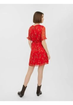 Vero Moda Blousejurk - Goji Berry -Vero Moda cc4bb9009ae64420bc619649ab051af3