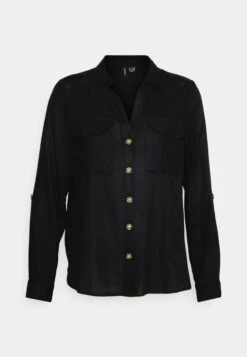 Vero Moda Petite Vmbumpy - Overhemdblouse - Black -Vero Moda cdb51611fb314f5493a34b09e657ed22