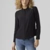 Vero Moda Japanischer - Overhemdblouse - Black