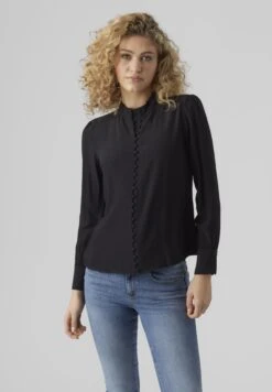 Vero Moda Japanischer - Overhemdblouse - Black