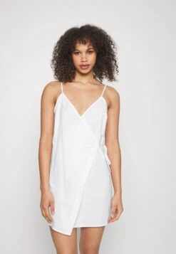 Vero Moda Vmglory Wrap Dress - Strandaccessoire - Snow White