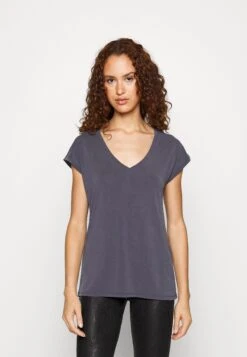 Vero Moda Tall VmfilliV Neck Tee - T-Shirt Basic - Ombre Blue