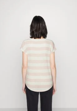 Vero Moda Vmwide Stripe - T-Shirt Print - Sepia Rose/Snow White -Vero Moda d319193066864436bff21b08eb2f9769