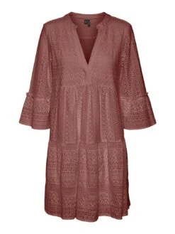 Vero Moda Tall Vmhoney Vneck Tunic - Jurk - Rose Brown