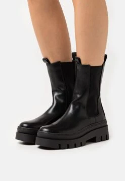 Vero Moda Vmjuliana Boot - Enkellaarsjes Met Plateauzool - Black