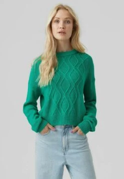 Vero Moda Vmmalva Ls O-Neck - Trui - Pepper Green
