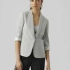 Vero Moda Harukimo Ls Classic Noos - Blazer - Light Grey Melange