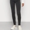 Vero Moda Vmseven - Jeans Skinny Fit - Dark Grey Denim