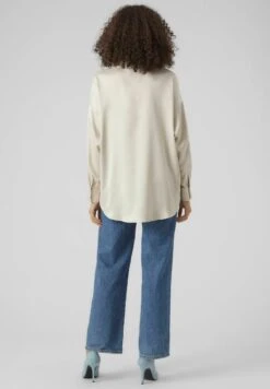 Vero Moda Overhemdblouse - Pumice Stone -Vero Moda dbb97fefe4ef4cb792fc4161ffdf97f3