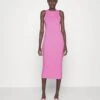 Vero Moda Tall Vmlavender Calf Dress- Jerseyjurk - Cyclamen