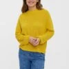 Vero Moda Langarm - Trui - Spicy Mustard