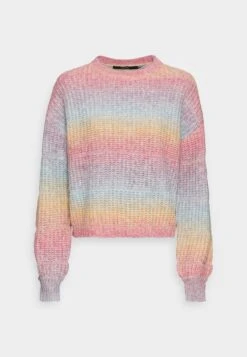 Vero Moda Tall Vmbegonia O Neck Short - Trui - Reseda/Toadstool/Golden Cream/Nugget