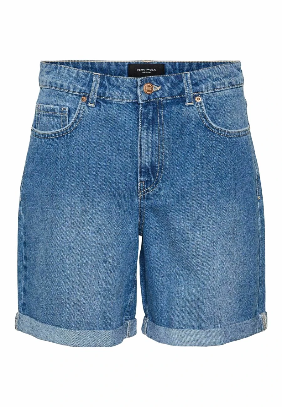 Vero Moda Jeansshort - Medium Blue Denim 5 Vero Moda Jeansshort - Medium Blue Denim - Afbeelding 5