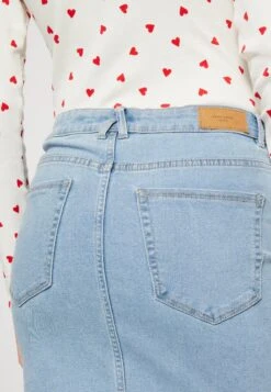 Vero Moda Vmluna Skirt - Jeansrok - Light Blue Denim -Vero Moda e491562a1d1e49e8b9f74a5457c4ba4d