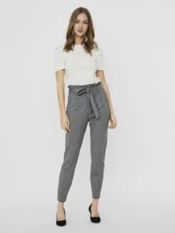 Vero Moda HrPaperbag Ga Noos - Broek - Medium Grey