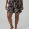Vero Moda Curve Vmeasy Long Shorts - Shorts - Navy Blazer/New Tropical
