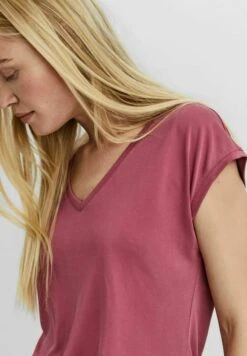 Vero Moda Vmfilli Ss V-Neck Ga Noos - T-Shirt Basic - Dry Rose 8 Vero Moda Vmfilli Ss V-Neck Ga Noos - T-Shirt Basic - Dry Rose -Vero Moda e81c5d0c87d247d3b5d555f98c1dde4e