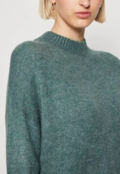 Vero Moda Vmlefile Oversize Boxy - Trui - Dark Forest Melange -Vero Moda f05fac6a6f68473084112b89dec774f5