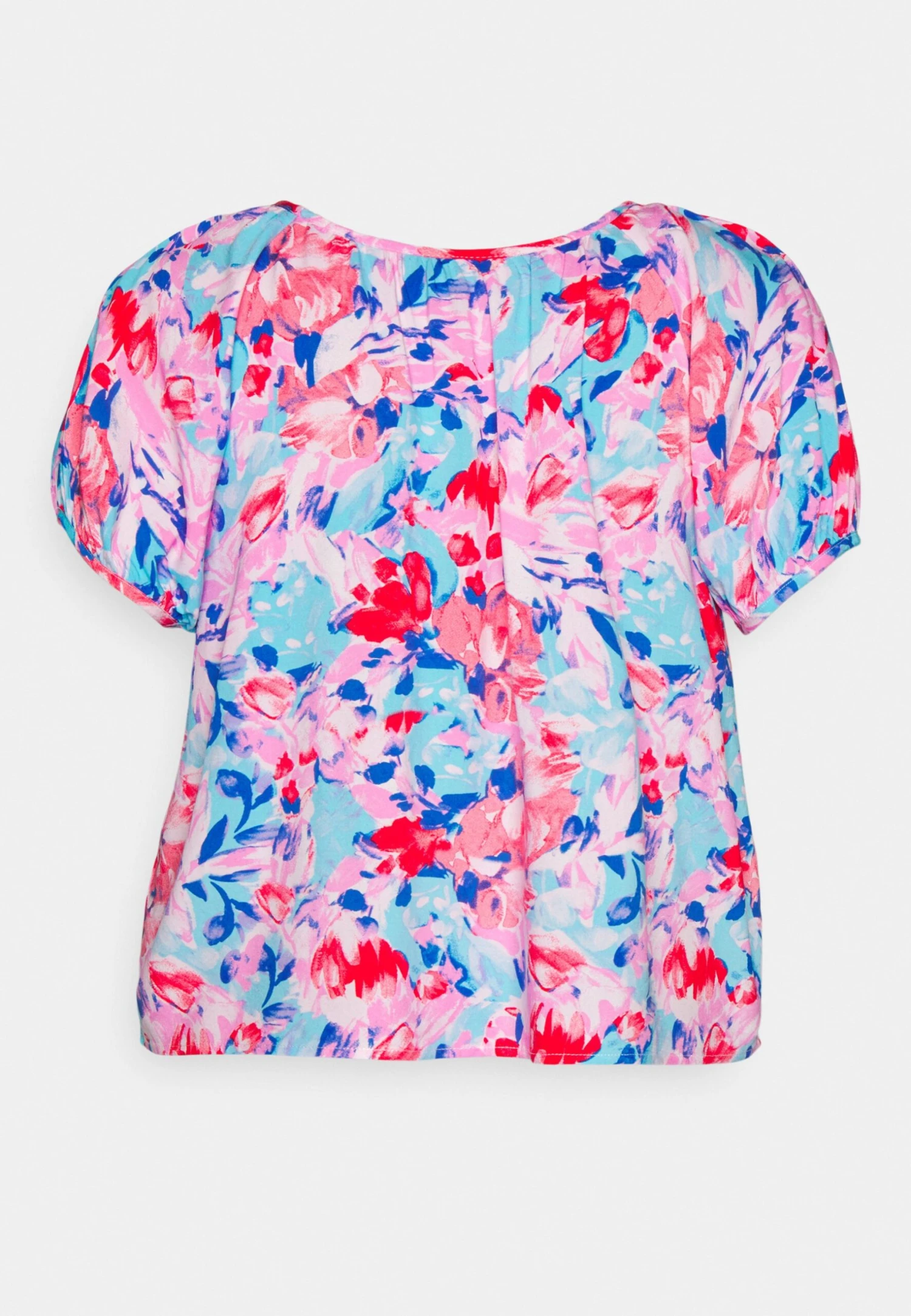 Vero Moda Curve Vmgia Gora Ss Top Wvn Ga Cur - Blouse - Bachelor Button/Gia 2 Vero Moda Curve Vmgia Gora Ss Top Wvn Ga Cur - Blouse - Bachelor Button/Gia - Afbeelding 2
