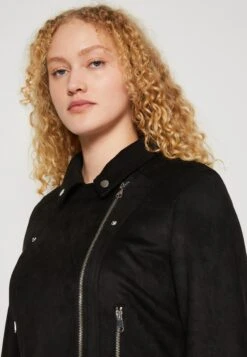 Vero Moda Curve Vmjose Short Jacket- Imitatieleren Jas - Black -Vero Moda f3d302fd29a141a39b9eb04a56049ea9