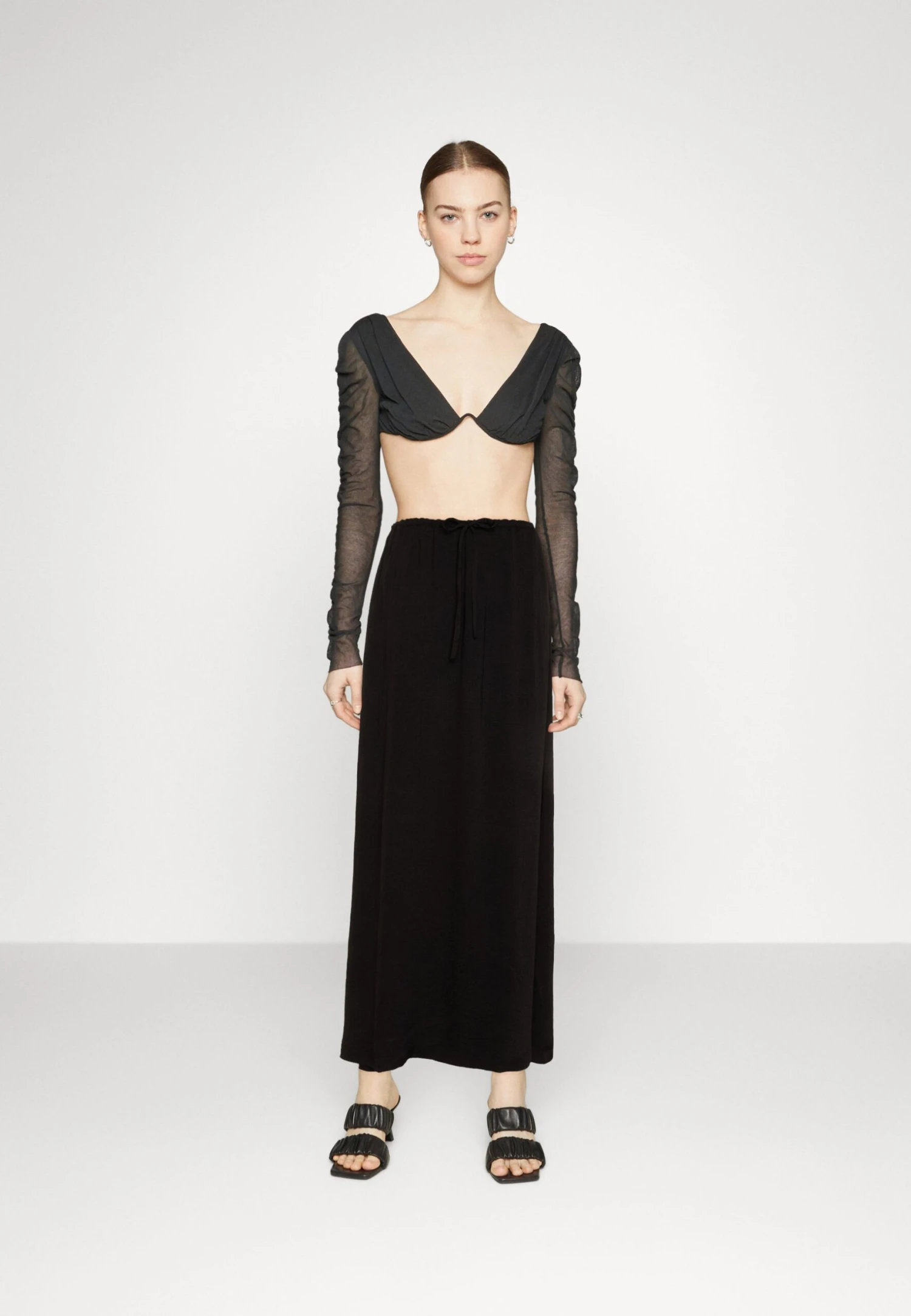 Vmfabiana Long Skirt - Maxirok - Black 2 Vmfabiana Long Skirt - Maxirok - Black - Afbeelding 2
