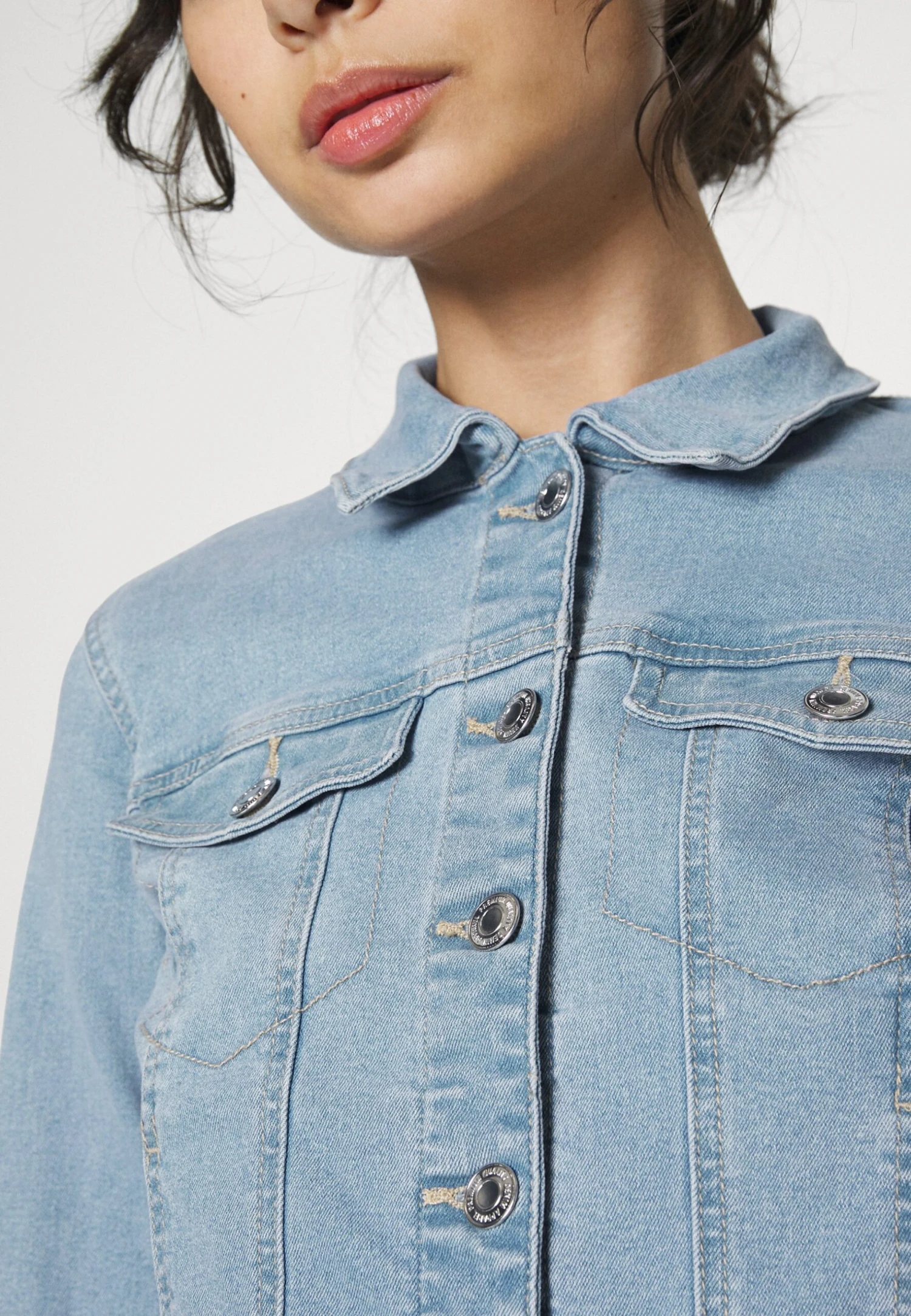 Vero Moda Petite Jacket - Spijkerjas - Light Blue 5 Vero Moda Petite Jacket - Spijkerjas - Light Blue - Afbeelding 5