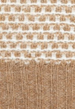 Vmcaitlin Roll Neck - Trui - Tigers Eye/Snow White -Vero Moda f6c41a7984164bda8a5e02c810f67689