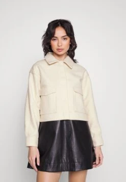 Vero Moda Petite Vmmegan Short Jacket Boos - Lichte Jas - Birch