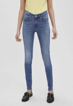 Vero Moda Vmseven - Jeans Skinny Fit - Light-Blue Denim