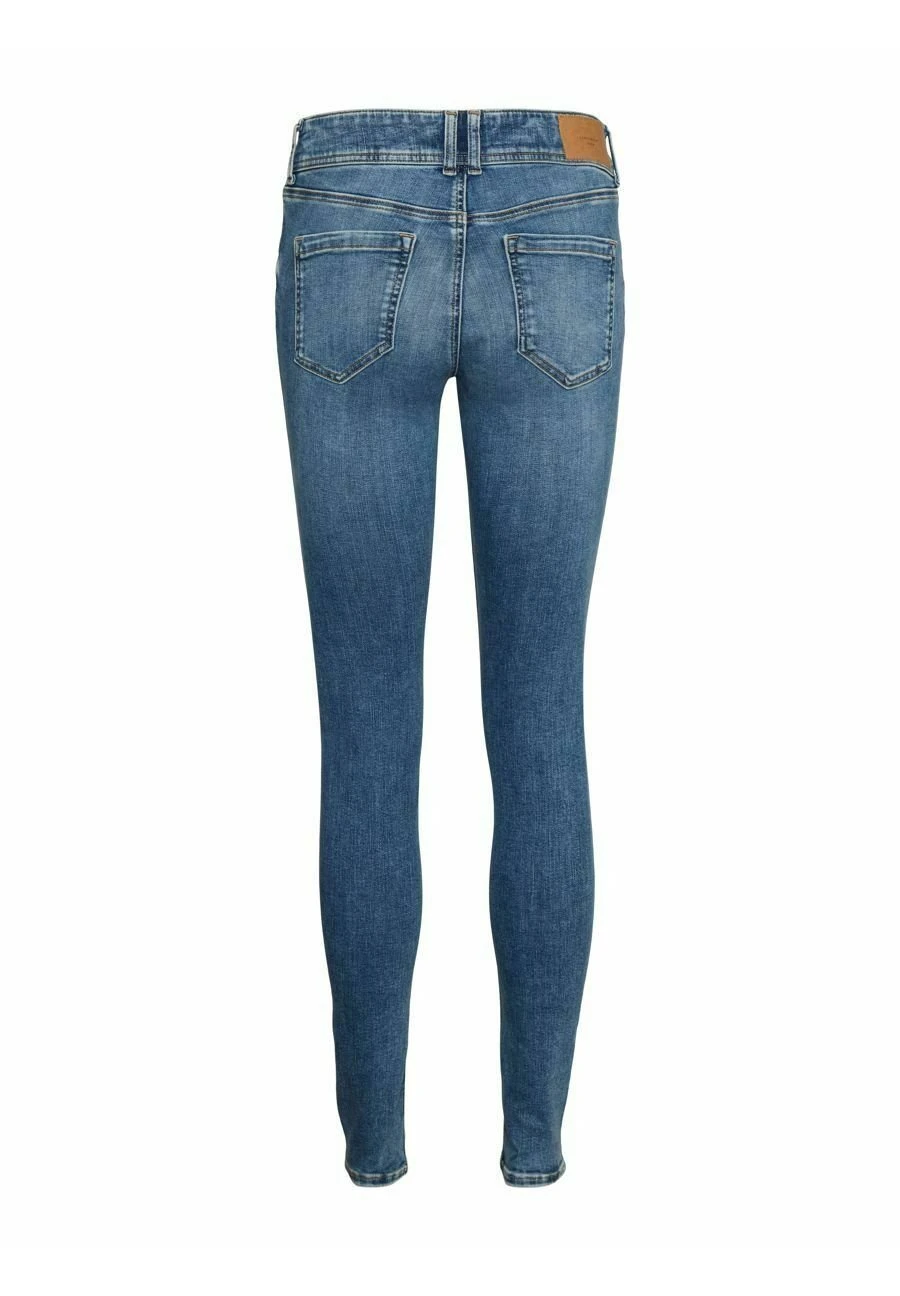 Vero Moda Mid Rise - Slim Fit Jeans - Medium Blue Denim 2 Vero Moda Mid Rise - Slim Fit Jeans - Medium Blue Denim - Afbeelding 2