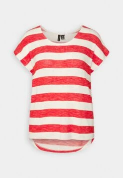 Vero Moda Vmwide Stripe - T-Shirt Print - Goji Berry/Snow White 9 Vero Moda Vmwide Stripe - T-Shirt Print - Goji Berry/Snow White -Vero Moda fb2cdac78922475b9345a03adcc3e79b