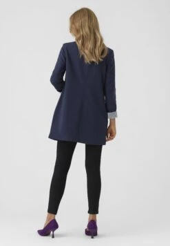 Vero Moda Langer - Halflange Jas - Navy Blazer -Vero Moda fd192b59d4fb4f6b8de849851fefa9a8